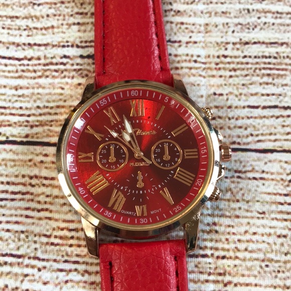Red Classy Watch - Picture 3 of 5